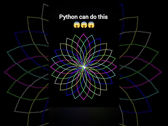 turtle 🐢 coding python #python #short