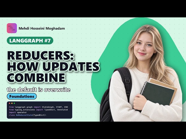 LangGraph #7: Reducers: how updates combine #langgraph #python #ai