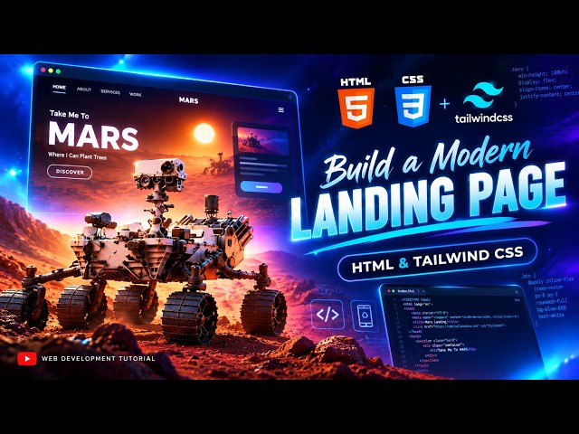 This Looks Like a Real Website… But It’s Just HTML & Tailwind CSS