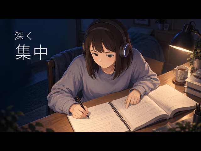 集中モードに切り替えるヒーリング音楽｜勉強・作業用BGM｜ポモドーロ25分/5分×2時間