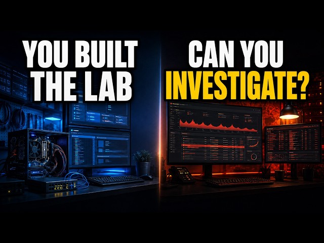 You Built the Lab. Can You Investigate the Alert?
