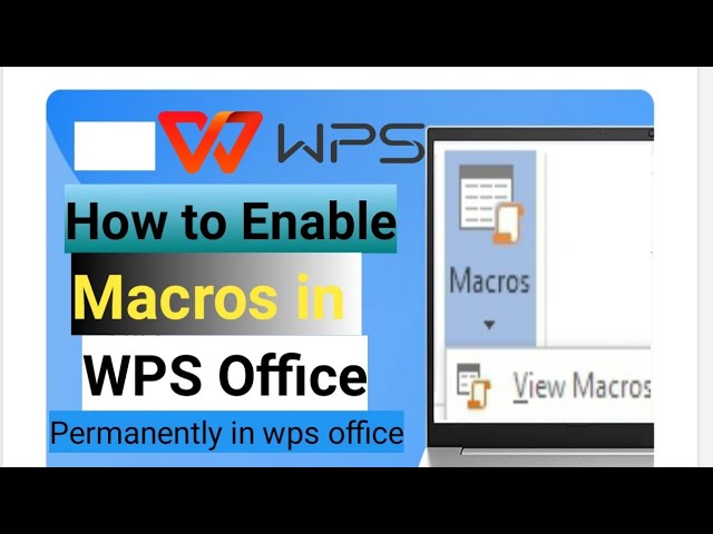 How to Enable macro in wps office ||Wps office me macro add kare
