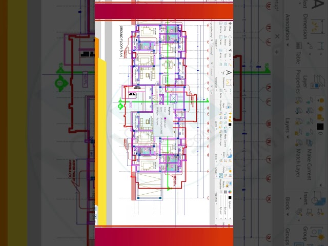 🏢 Group Housing & Multi-Story Working Drawings in AutoCAD | Complete Professional Guide#viralvideo