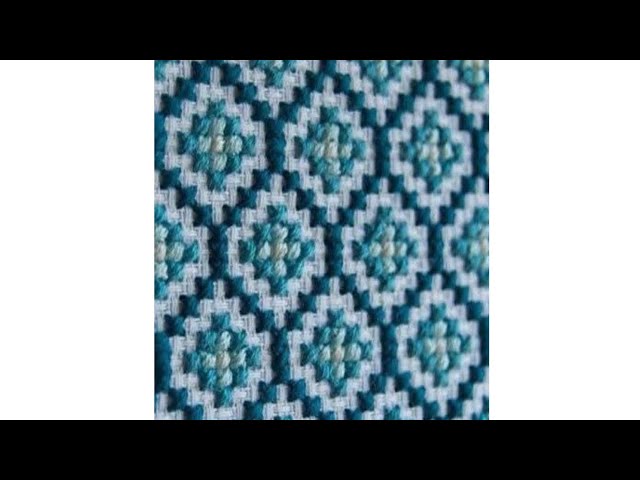 Easy Cross Stitch Flower Design | DIY Embroidery