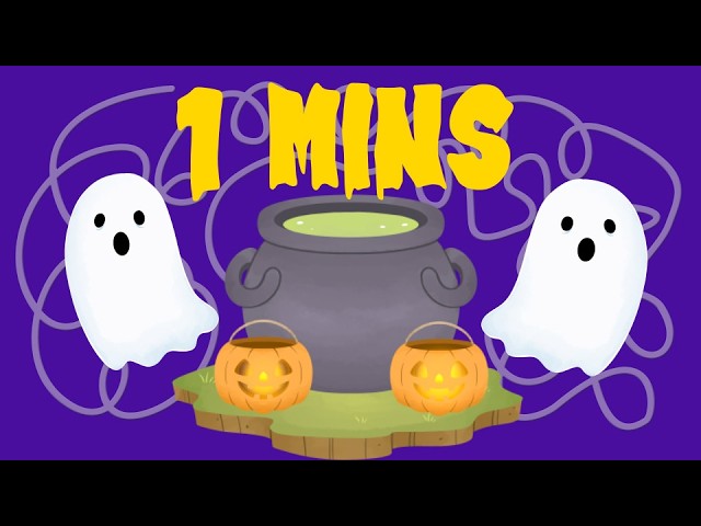 🎃👻 1 Minute Spooky Halloween Countdown Timer! 👻🎃
