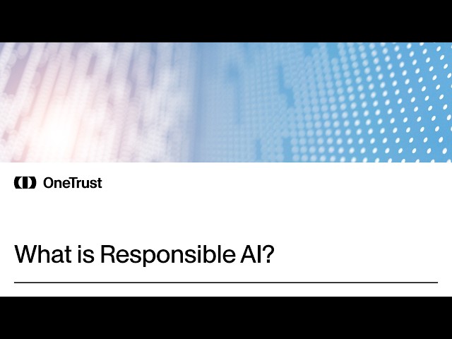 What is responsible AI?