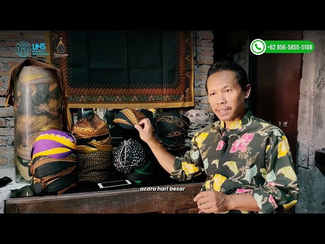 Video Profil UMKM Pengrajin Blangkon Solo KSA - Binaan PUI Javanologi UNS