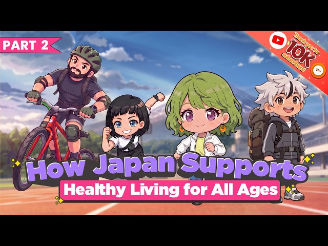 🇯🇵✨ Living Actively in Japan②/② : A Guide to Healthy Habits for Every Age 🏃‍♀️🚴‍♂️♨️💪🌸