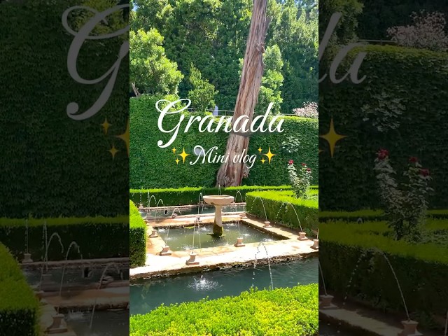 🌼Granada is an unmissable day trip from Madrid🇪🇸✨