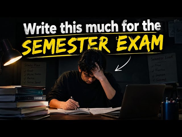 How many pages to write 🤔 || #semester #exam #engineering 