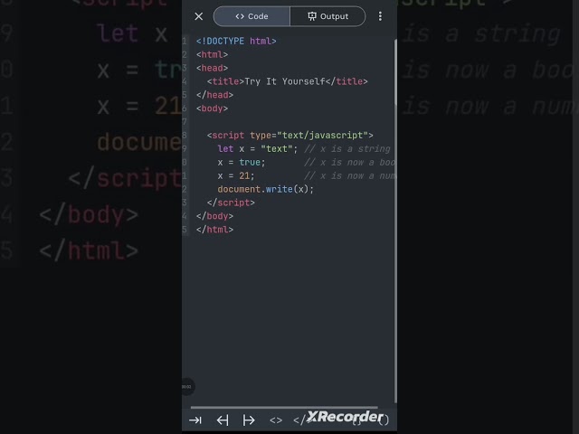 Js is Dynamic #javascript