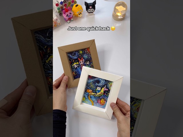 Look’s like a Real Frame…🤯 But It’s Just Paper #diy #craft