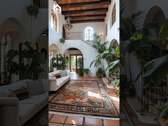 Cozy Spanish Colonial-Style Home Interior