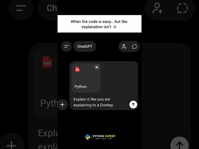 When the Code Is Easy… But Explaining It Isn’t 💀😂 #developer #python #coding #tech #codingmemes