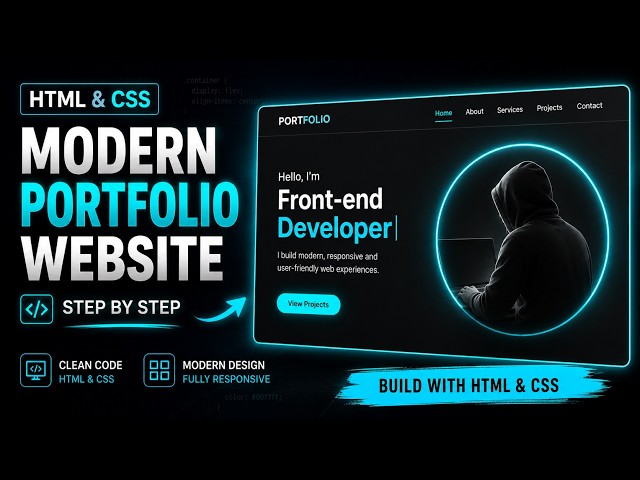 Creating a Premium Developer Portfolio Website (Free Source Code)
