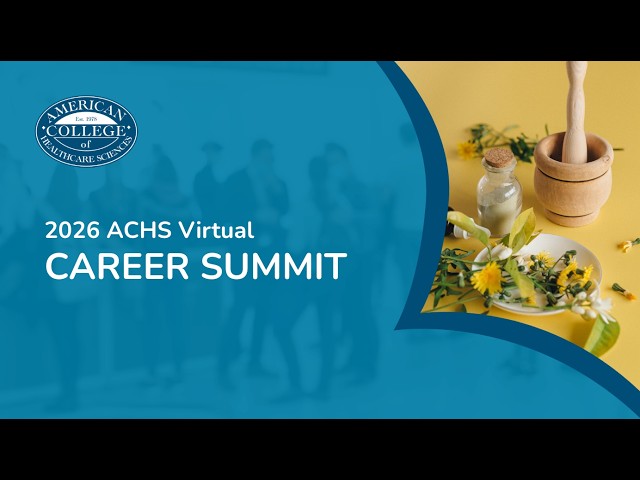 ACHS Virtual Career Summit: Wellness Careers, Entrepreneurship & Professional Growth