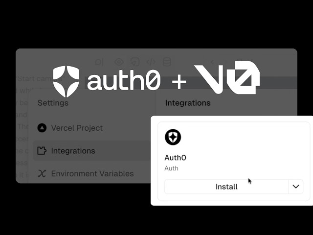 How to Add Auth0 Authentication to Vercel v0 Apps (Step-by-Step)