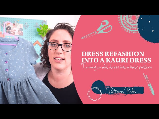 Dress Refashion, Making A Cute Kids Dress