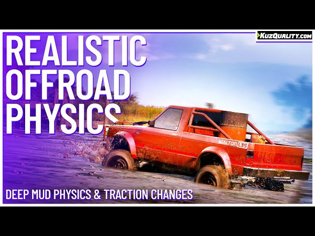 FiveM Script | Realistic offroad physics [Standalone, ESX, QBCore] | KuzQuality