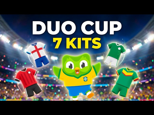 Duolingo Duo Cup: 7 More World Cup Kits Unlocked! 🇧🇷⚽ Days 15-21 Compilation 2026