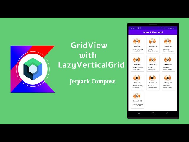 Grid in Jetpack Compose | Android | Make It Easy