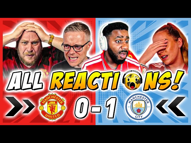 Man United & Man City Fans Reactions to Man United 0-1 Man City | Premier League Fan Reactions
