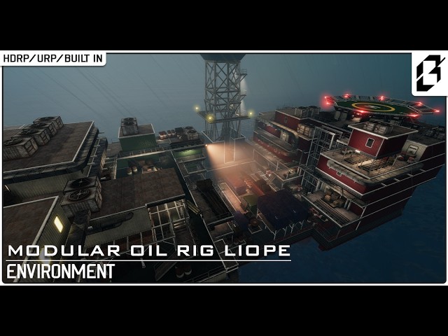 Oil Rig Liope Environment / Unity Engine Showcase