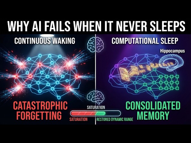 Computational Sleep: Why AI Systems Fail When They Never Rest (CatastrophicForgetting)