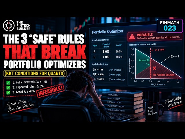 The 3 "Safe" Rules That Break Portfolio Optimizers (KKT Conditions for Quants)