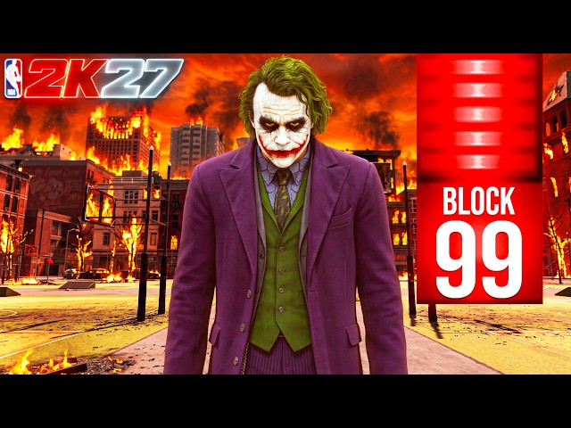 99 BLOCK *AGENT of CHAOS* BUILD is DESTROYING the META on NBA 2K27