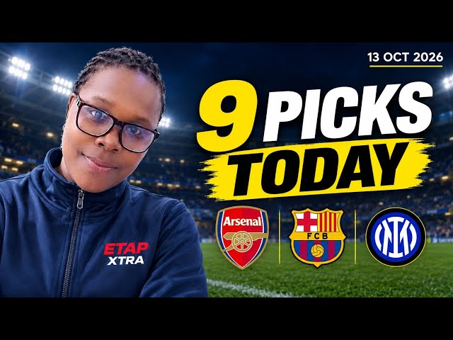 FOOTBALL PREDICTIONS TODAY 13/10/2026 | SOCCER PREDICTIONS | BETTING TIPS, #footballpredictions