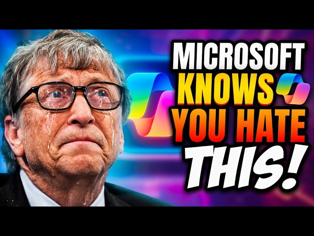Microsoft KNOWS You Hate Copilot...