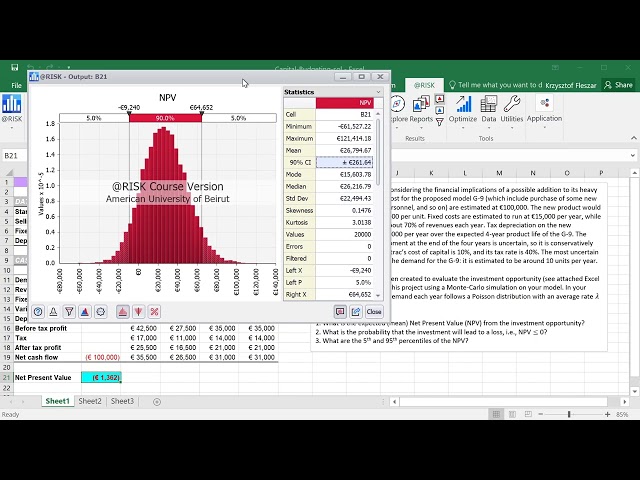 14. Capital Budgeting - Simulation and evaluation