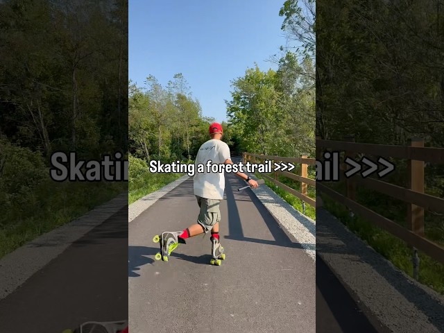 This Is Why You Must Start 🧐😱 #rollerskating #forest #skating #shorts