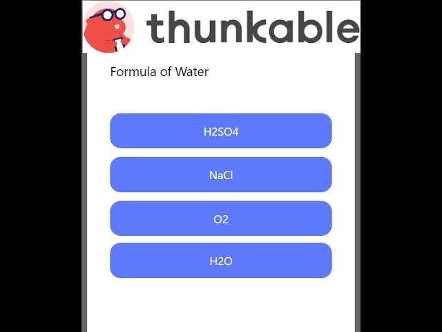 Simple Thunkable Quiz App