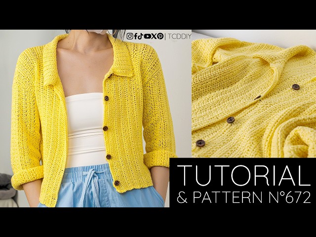 The Only Crochet Button-Up Top You Need | Pattern & Tutorial #672