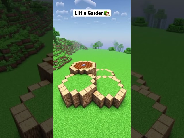 Minecraft Little Garden🏡 #minecraft #minecraftbuilds #minecrafttutorial #viral