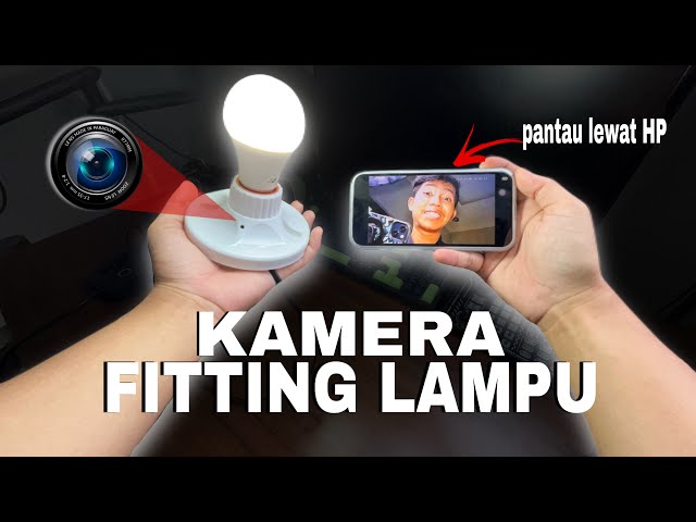 LAMP-SHAPED CAMERA‼️ | Review & tutorial of a lamp-shaped camera