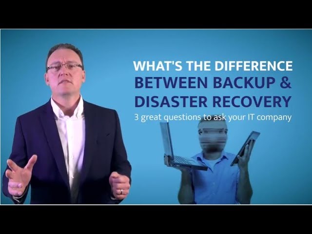 What is the difference between backups and disaster recovery | IT Support Hertfordshire