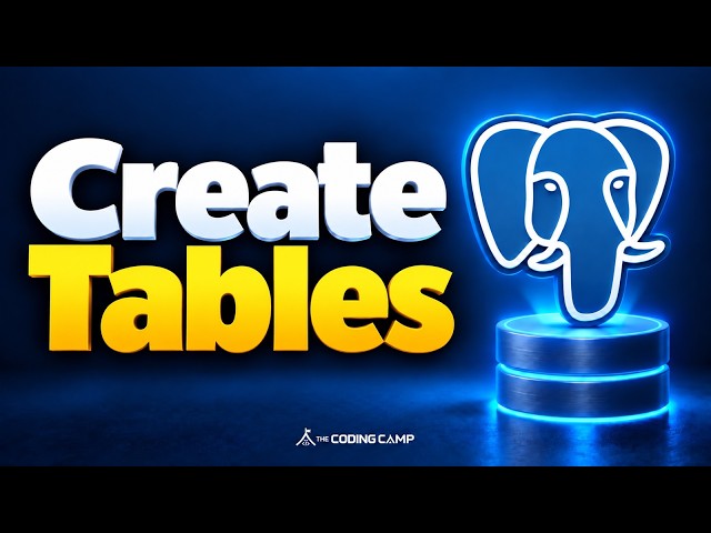 PostgreSQL Tables, Data Types & Constraints | Beginner Course #3