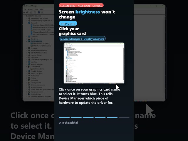 Fix Screen Brightness Not Changing on Windows 11