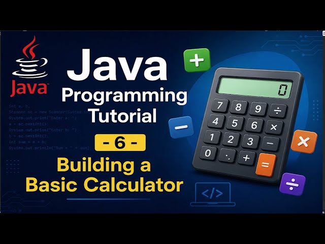 Java Programming Tutorial - 6 - Building a Basic Calculator