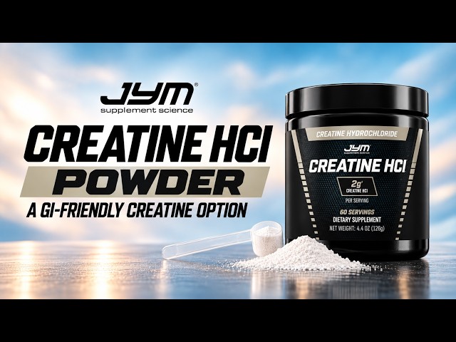 JYM Creatine HCl Powder: A GI-Friendly Creatine Option