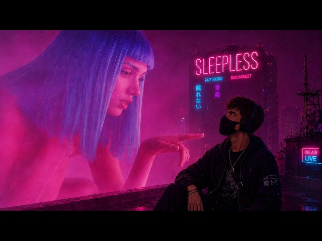 CYBERPUNK HACKER AMBIENT • CODING MUSIC • DEEP FOCUS — SLEEPLESS 24/7 LIVE by Hermes