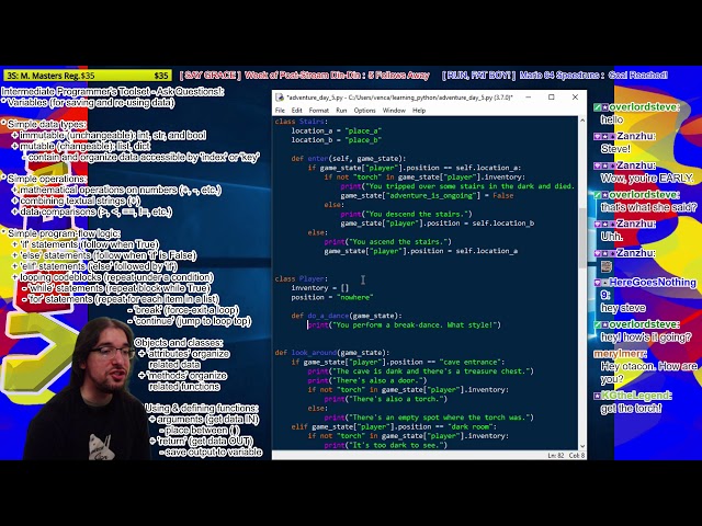 [Python for Beginner Developers] Our adventure game gets more object-oriented & intelligent!