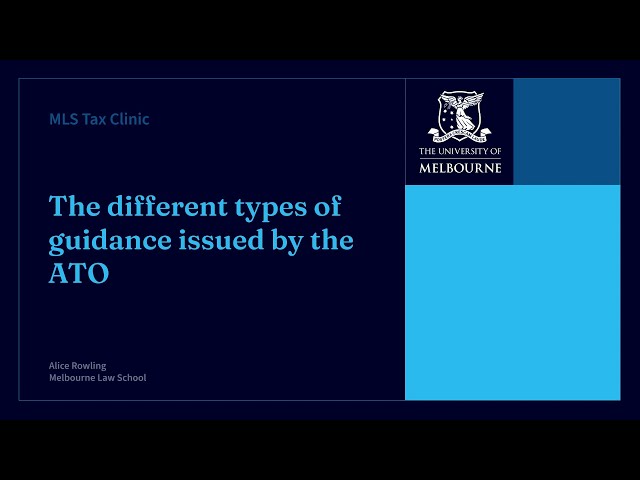 MLS Tax Clinic: The different types of guidance issued by the ATO