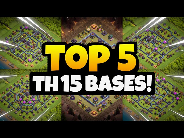 NEW BEST TH15 Base Layouts for 2026! + Links