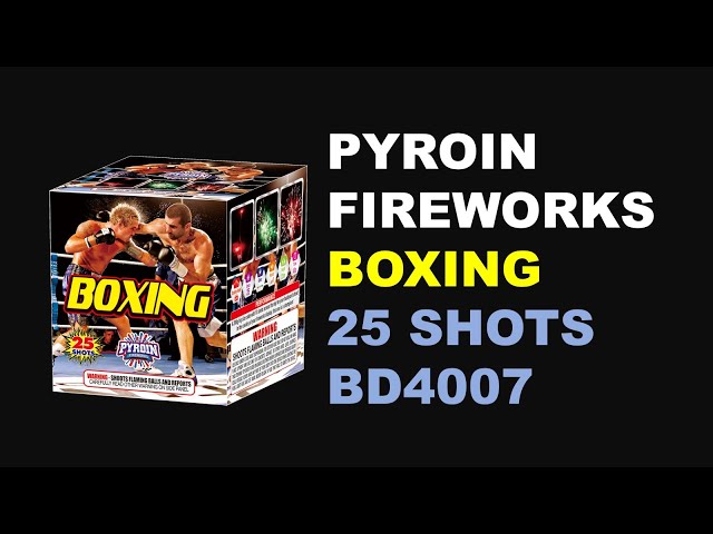 BD4007 BOXING 25SHOTS 200G CAKE THE FANTASTIC SWIMMING STARS MIXED WITH DIFFERENT BLINK