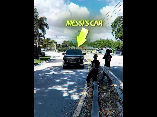 When You Spot Messi in the Car ❤️🩹