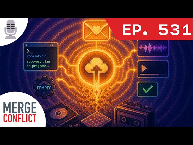 How AI Saved Our Lost Podcast Recording | Merge Conflict ep. 531